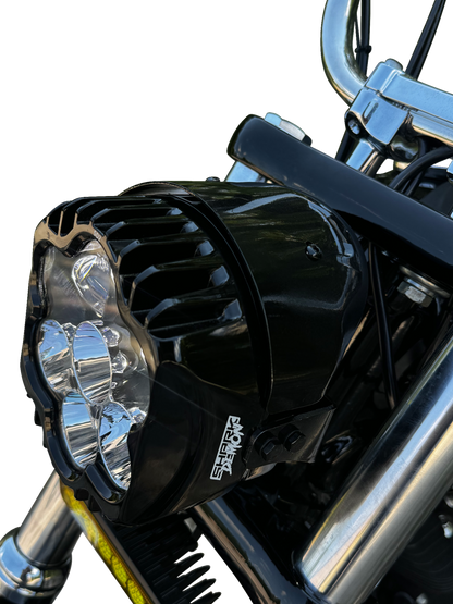 Custom Dynamics Shark Demon Pedestal Mount Performance LED Headlight Kit