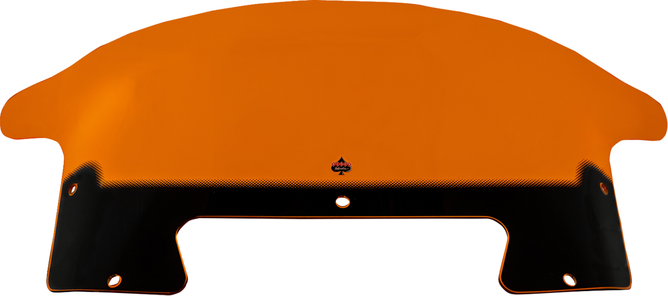Klock Werks 9" Orange Flare Windshield fits 2025-2026 Indian Powerplus Models