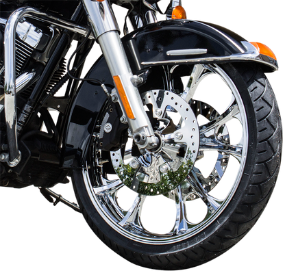 Coastal Moto 21" Front Largo Chrome Motorcycle Wheel 2008-2024 Harley Touring
