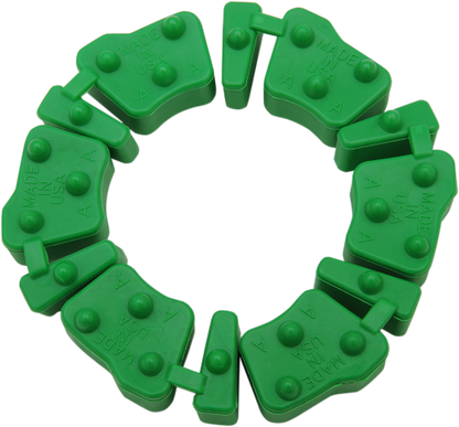 Alloy Art Green Rear Cush Drive Dampener fits 08 Harley FLHT & 2008-20 Tri Glide