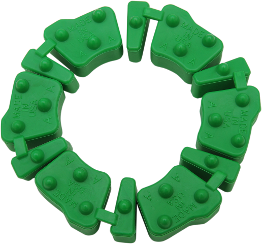 Alloy Art Green Rear Cush Drive Dampener fits 08 Harley FLHT & 2008-20 Tri Glide