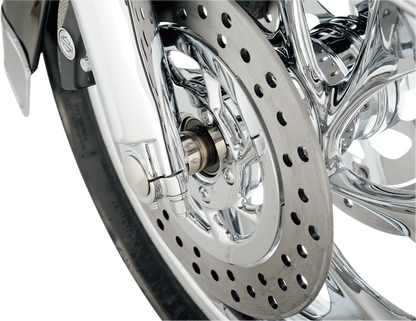 Klock Werks Flush Mount Front Axle fits 2007-2022 Harley Dyna Touring Softail