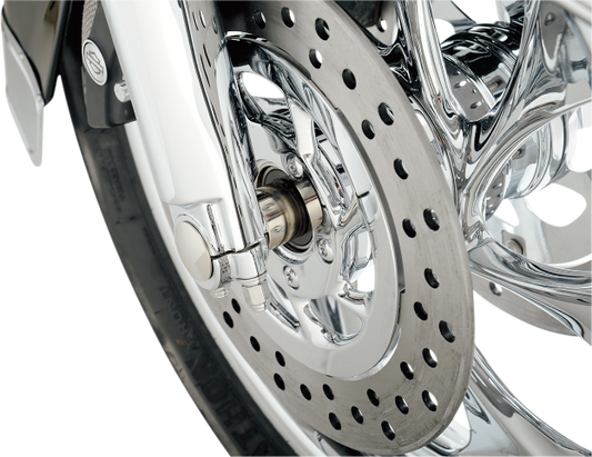 Klock Werks Flush Mount Front Axle fits 2007-2022 Harley Dyna Touring Softail
