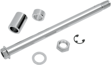 Drag Specialties Chrome Rear Motorcycle Axle Kit 2008-2017 Harley Dyna FXD FXDB