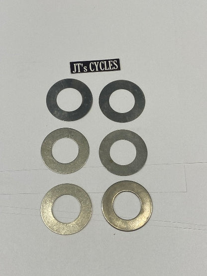 Eastern Motorcycle Parts Universal Motorcycle 3/4" Rear Axle Shim Kit for Harley