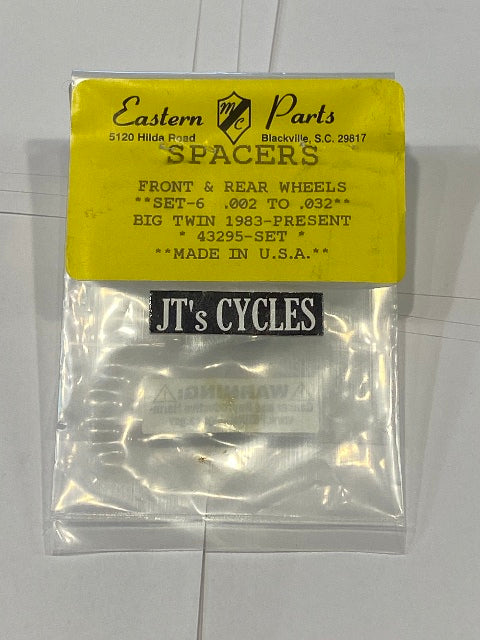 Eastern Motorcycle Parts Universal Motorcycle 3/4" Rear Axle Shim Kit for Harley
