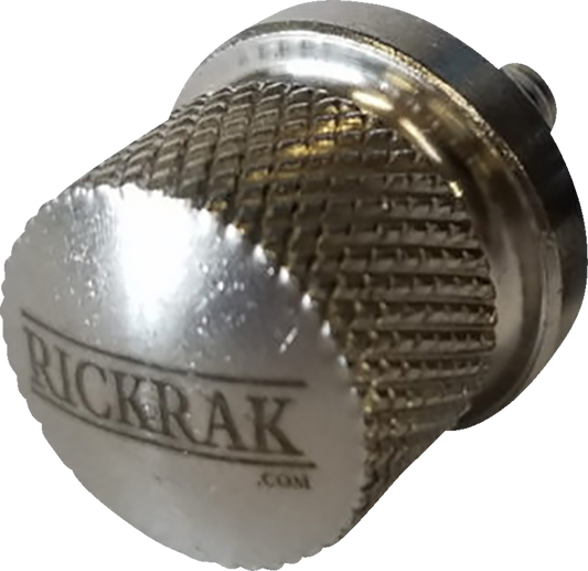 Rickrak Silver Stainless Steel 1/4-20 Seat Bolt for Harley Models