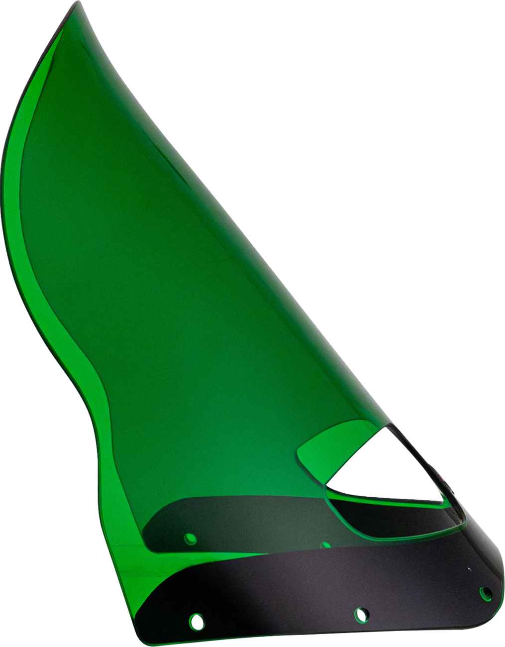Klock Werks 15" Kolor Flare Green Road Warrior Fairing Motorcycle Windshield
