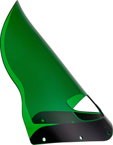 Klock Werks 15" Kolor Flare Green Road Warrior Fairing Motorcycle Windshield