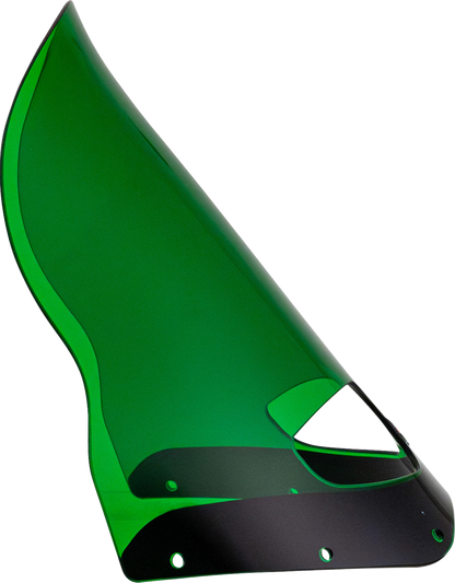 Klock Werks 15" Kolor Flare Green Road Warrior Fairing Motorcycle Windshield