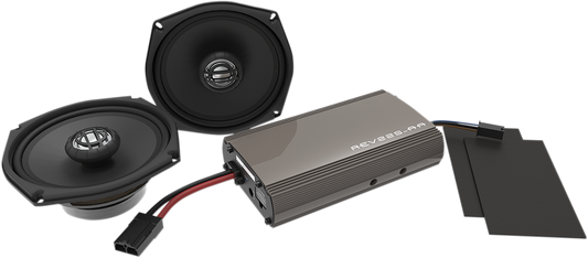 Hogtunes Gen 3 Front Fairing Amplifier 5 1/4" Speaker Kit 1998-13 Harley Touring