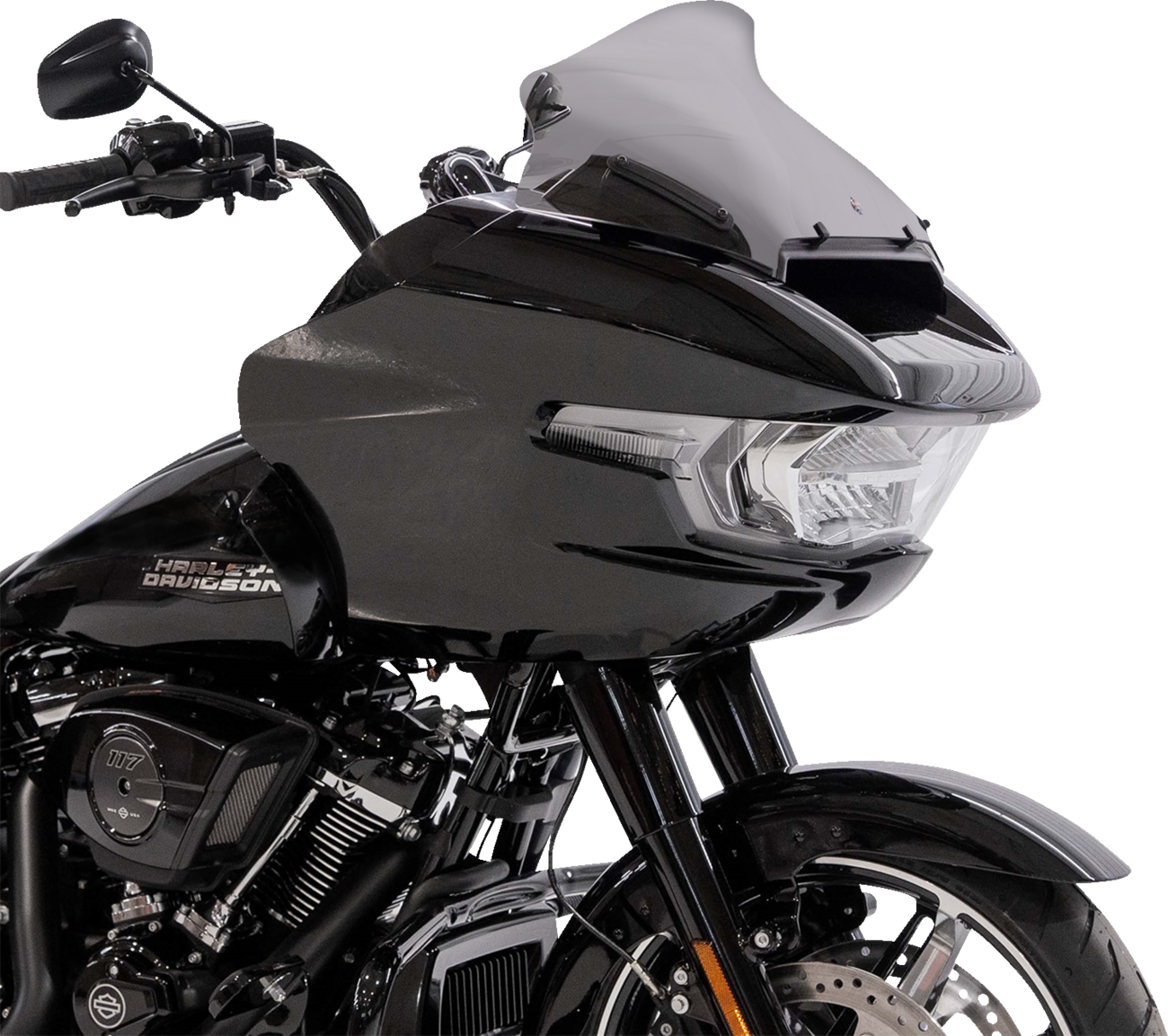 Klock Werks Sport Flare 11" Tint Windshield for 2023-2025 Harley Road Glide FLTR