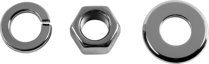 Colony Chrome Front Axle Washer & Nut Kit for 1972-2007 Harley Davidson Touring