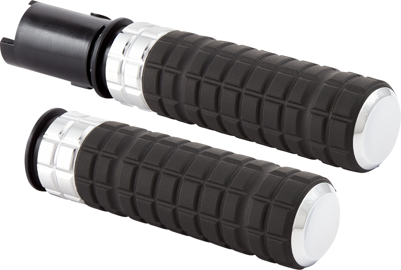 Arlen Ness Speedliner Chrome TBW Handlebar Hand Grips for 2023-24 Harley Touring
