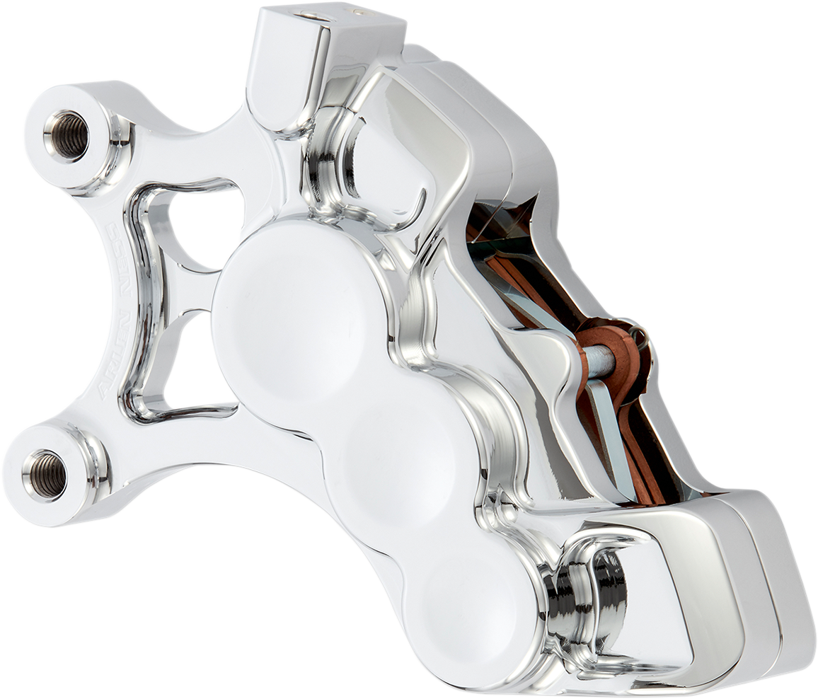 Arlen Ness Chrome 6-Piston Front Left Brake Caliper fits 2006-2025 Harley 14"
