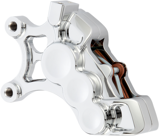 Arlen Ness Chrome 6-Piston Front Left Brake Caliper fits 2006-2025 Harley 14"