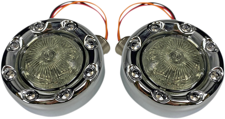 Custom Dynamics Probeam Smoke 1157 LED Rear Bullet Turn Signals 2007-2024 Harley