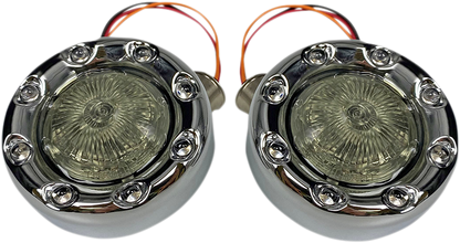 Custom Dynamics Probeam Smoke 1157 LED Rear Bullet Turn Signals 2007-2024 Harley