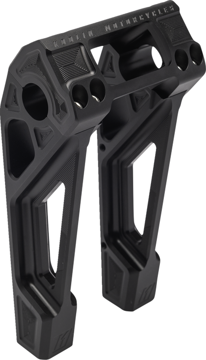 Kodlin Fastback Black 8" Straight Handlebar Risers for 2018-2024 Harley Softail