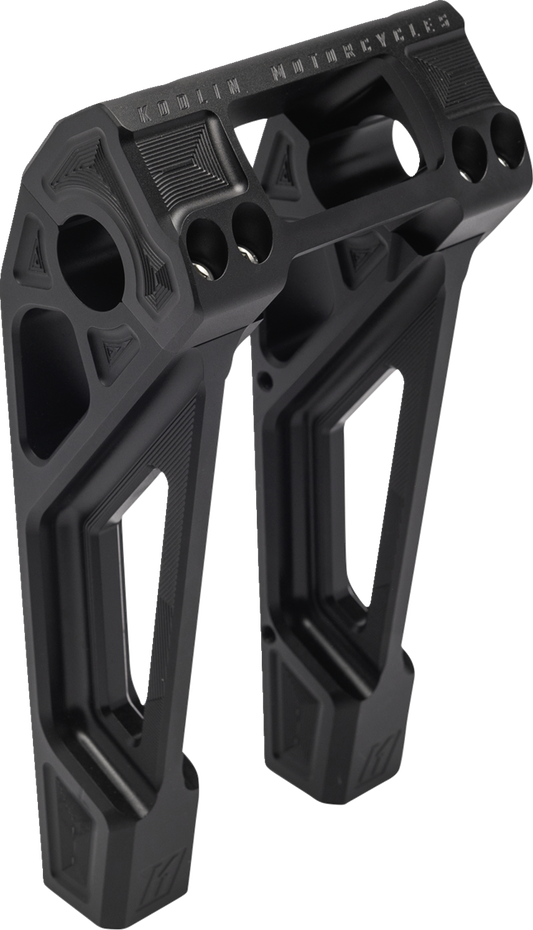 Kodlin Fastback Black 8" Straight Handlebar Risers for 2018-2024 Harley Softail