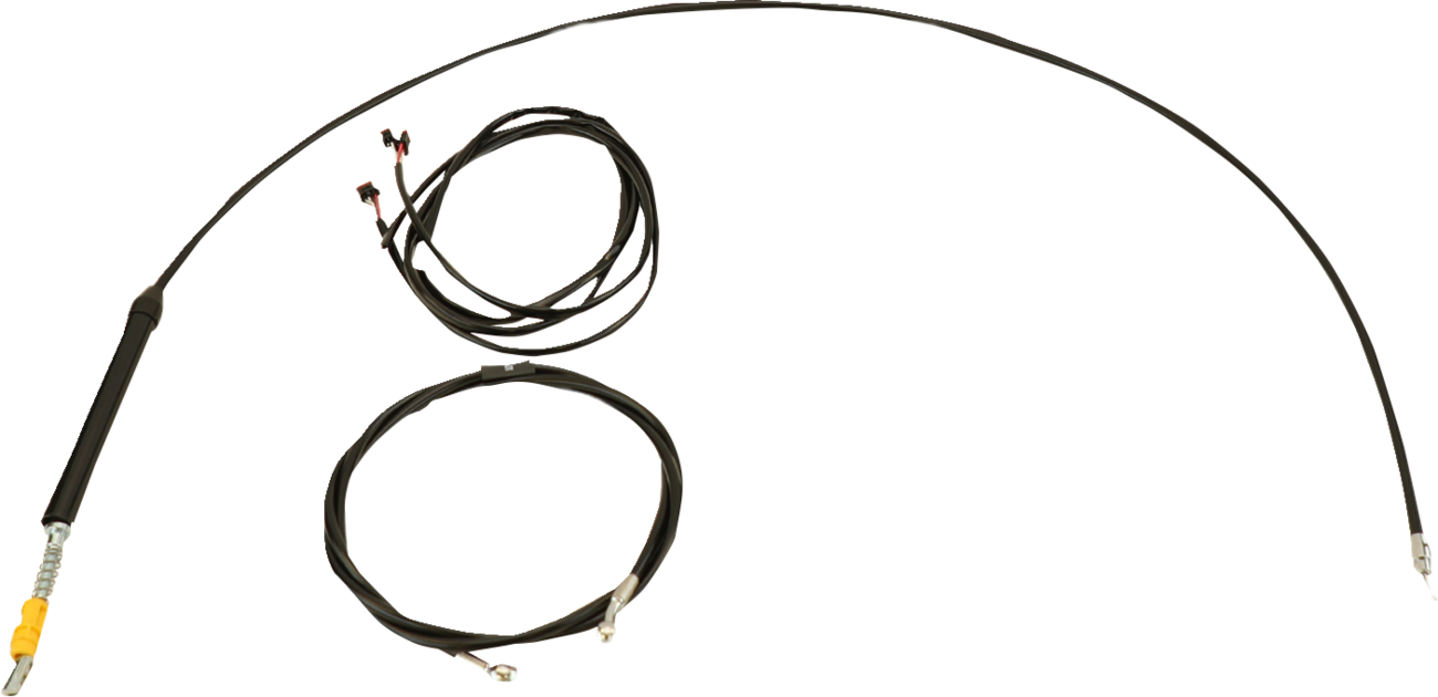 La Choppers Complete 18"-20" Upper Handlebar Cable Kit for 23-26 Harley Touring