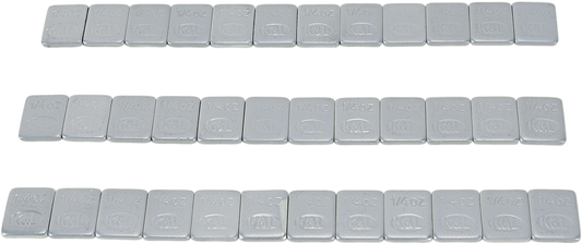 K&L Supply Sliver 36 Pack 25oz Quickstick Adhesive Wheel Weights Harley Davidson