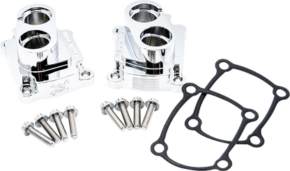 Feuling Chrome Lifter Block Covers for 2017-2026 Harley Touring Softail M8