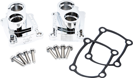 Feuling Chrome Lifter Block Covers for 2017-2026 Harley Touring Softail M8