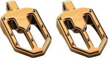 Pro One Moto V1 Gold Male Mount Motorcycle Foot pegs BMX Style for Harley