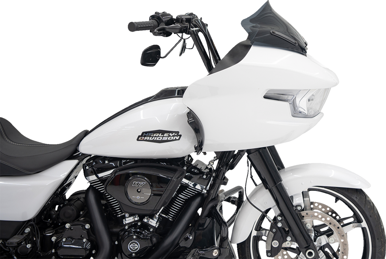 Klock Werks Sport Flare 10" Dark Smoke Windshield for 2023-25 Harley Road Glide