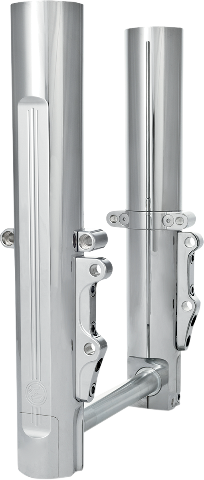 Performance Machine Dual Disc Chrome Lower Fork Legs 2014-2021 Harley Touring