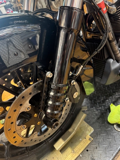 Arlen Ness Black Anodized Method No Flex Fork Legs for 2014-2025 Harley Touring