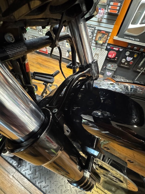 Arlen Ness Black Anodized Method No Flex Fork Legs for 2014-2025 Harley Touring