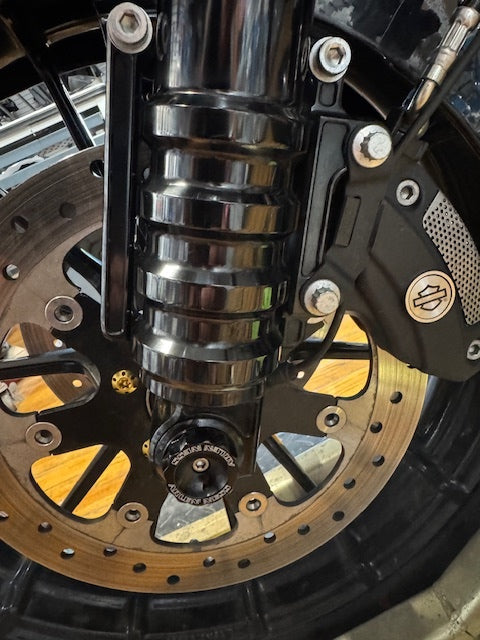 Arlen Ness Black Anodized Method No Flex Fork Legs for 2014-2025 Harley Touring