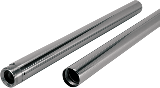 Custom Cycle Chrome 49mm Front Fork Tubes fits 2006-2017 Harley Davidson Dyna