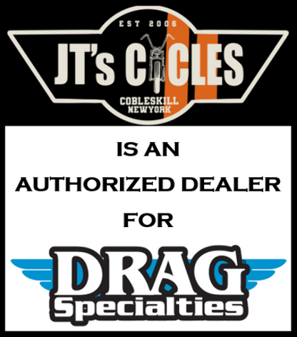 Drag Specialties 49mm Chrome 22.875" Fork Tubes fits 2017-2025 Harley Touring