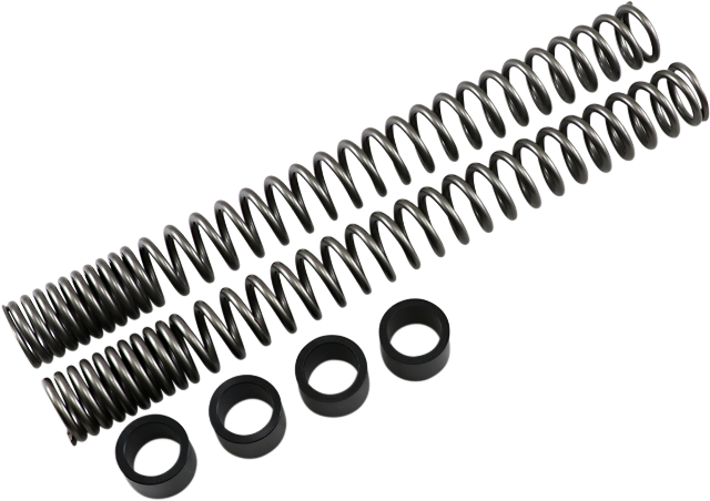 Progressive Black Inverted Fork Springs 2018-2019 Harley Softail FXFBS FLSB FXFB