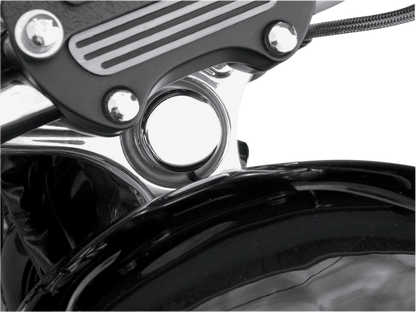 Drag Specialties Chrome Steering Stem Bolt Cover fits 1987-2009 Harley Sportster