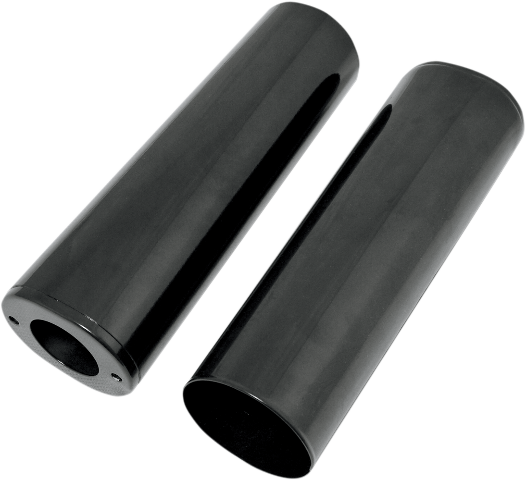 Drag Specialties Black 10.5" +4 Slider Fork Cover 1949-2017 Harley FLTR FLHX