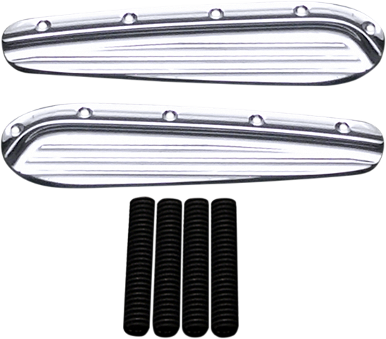 Covingtons Chrome Pair Front Turn Signal Eliminators 98-13 Harley Touring FLTR
