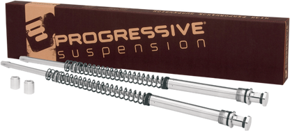Progressive 41mm Monotube Front Fork Spring Kit for 2000-10 Harley Softail FXSTB