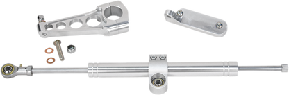 Custom Cycle Front Steering Damper Kit fits 1997-2007 Harley Touring FLHR FLHX
