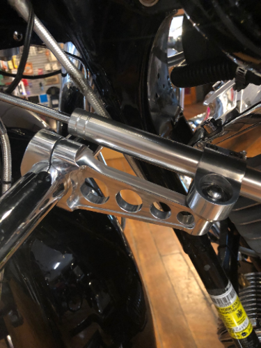Custom Cycle Front Steering Damper Kit for 1997-2007 Harley Touring FLHR FLHX