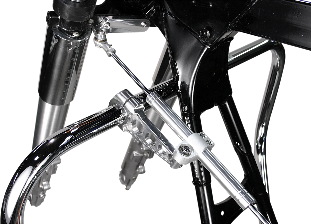 Custom Cycle Front Steering Damper Kit for 1997-2007 Harley Touring FLHR FLHX