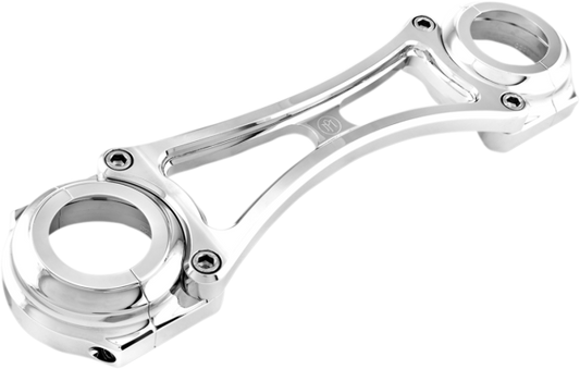 Performance Machine Chrome 49mm Front Fork Brace for 2006-2017 Harley Dyna