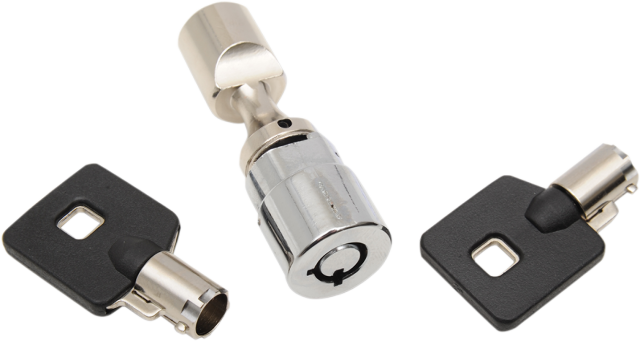 Drag Specialties Chrome Fork Lock & Keys 00-15 Harley Softail Dyna FXST FLST FXD