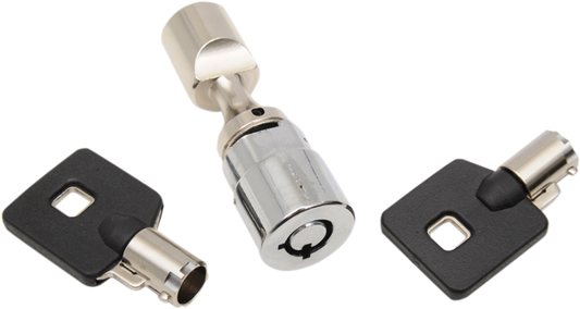 Drag Specialties Chrome Fork Lock & Keys 00-15 Harley Softail Dyna FXST FLST FXD