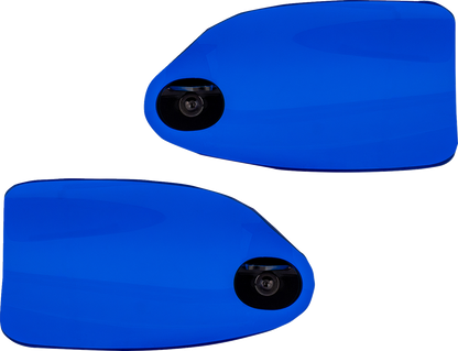 Klock Werks Blue Kolor Flare Hand Guards for 2014-25 Indian Challenger Chieftain