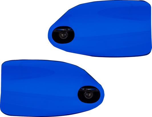 Klock Werks Blue Kolor Flare Hand Guards for 2014-25 Indian Challenger Chieftain