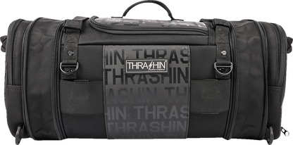 Thrashin Black Motorcycle Passenger 8.45 Gallon Bag for Harley Davidson TSB-0009
